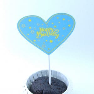 טופר לב H.B תכלת 6 יח'