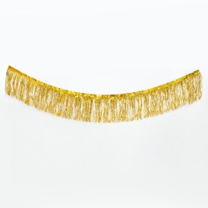 קישוט פרנזים זהב 30*200 ס"מ