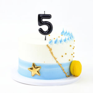 נר מספר שחור מבריק , ספרה 5