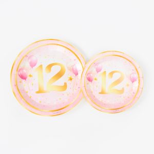 צלחות גיל 12 8 יח' קטן