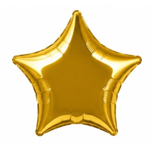 בלון מטאלי כוכב זהב "RB) 18)